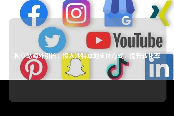 独立站海外引流：接入沙特本地支付方式，提升转化率