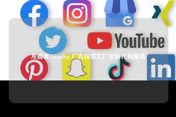 龙禧客 Snapchat 广告投放工厂出海代投服务