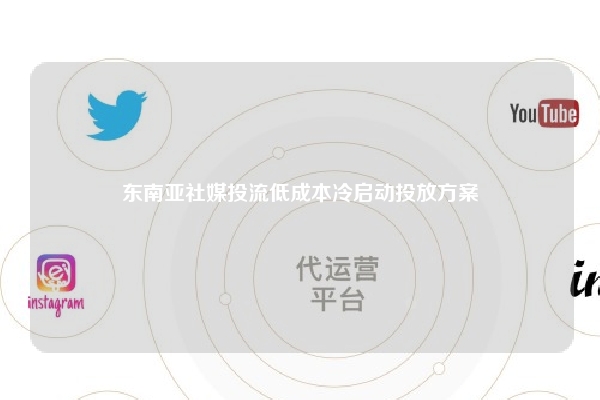 东南亚社媒投流低成本冷启动投放方案