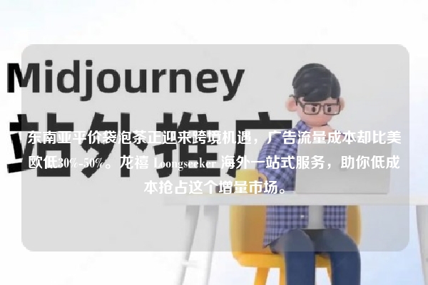 东南亚平价袋泡茶正迎来跨境机遇，广告流量成本却比美欧低30%-50%。龙禧 Loongseeker 海外一站式服务，助你低成本抢占这个增量市场。