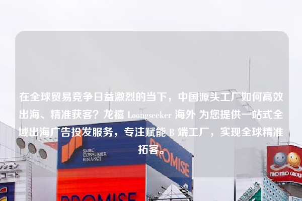 在全球贸易竞争日益激烈的当下，中国源头工厂如何高效出海、精准获客？龙禧 Loongseeker 海外 为您提供一站式全域出海广告投发服务，专注赋能 B 端工厂，实现全球精准拓客。